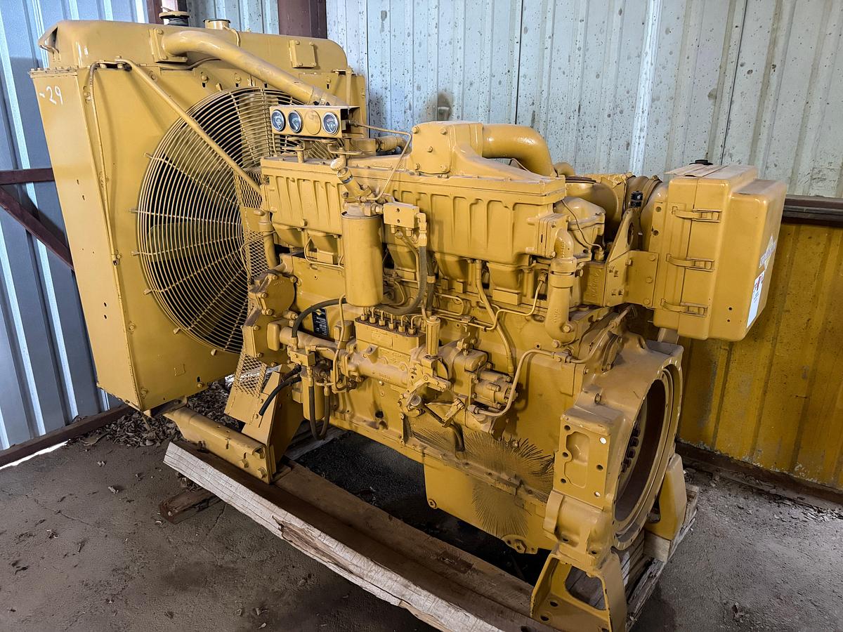 Used Caterpillar 3406TA DIESELENGINE W/ RADIATOR