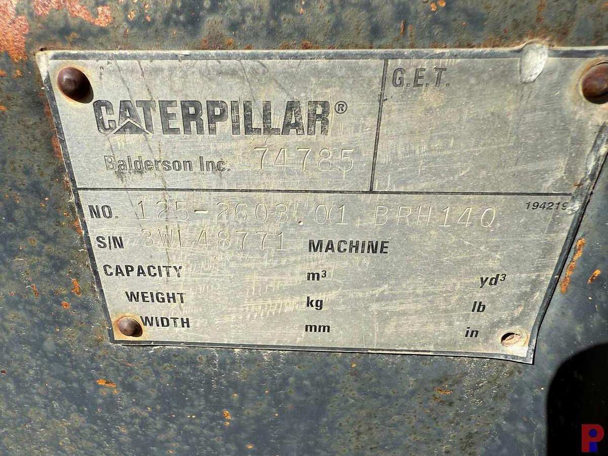 Used CATERPILLAR 14’  QUICK ATTACH HYDRAULIC SNOW PLOW BLADE