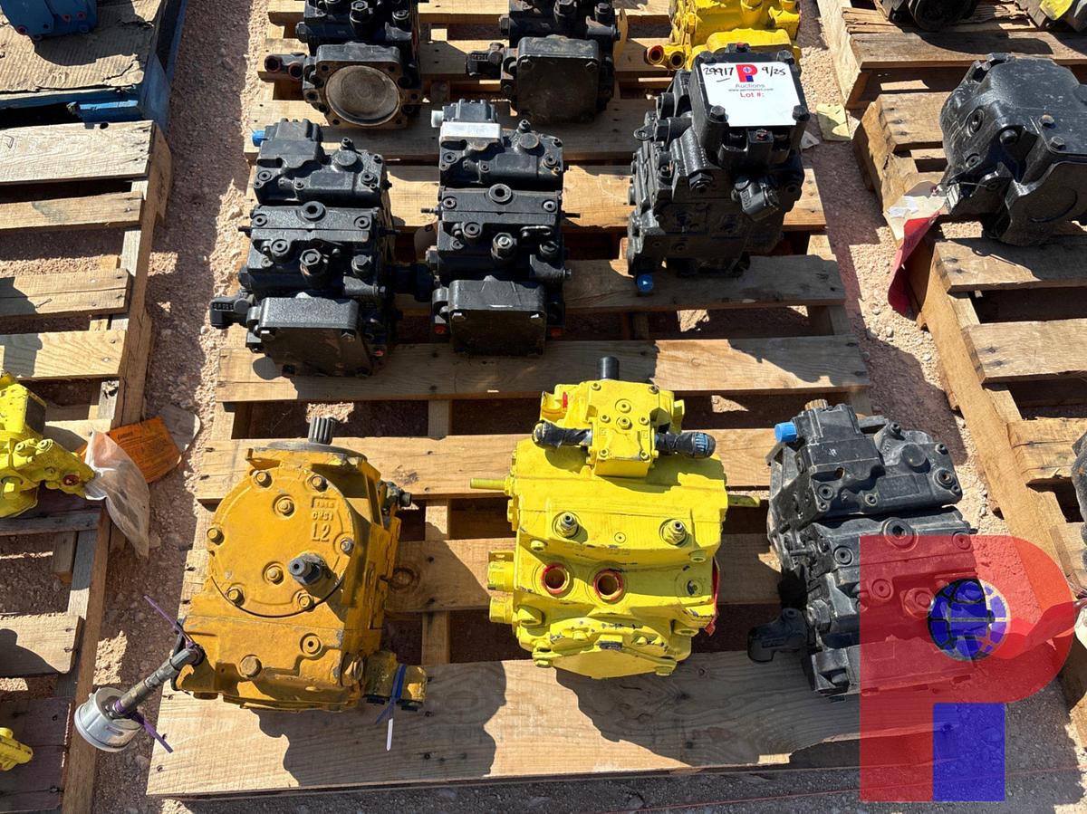 Used (6) HYD PUMP, AUGER DRIVE MOTORS