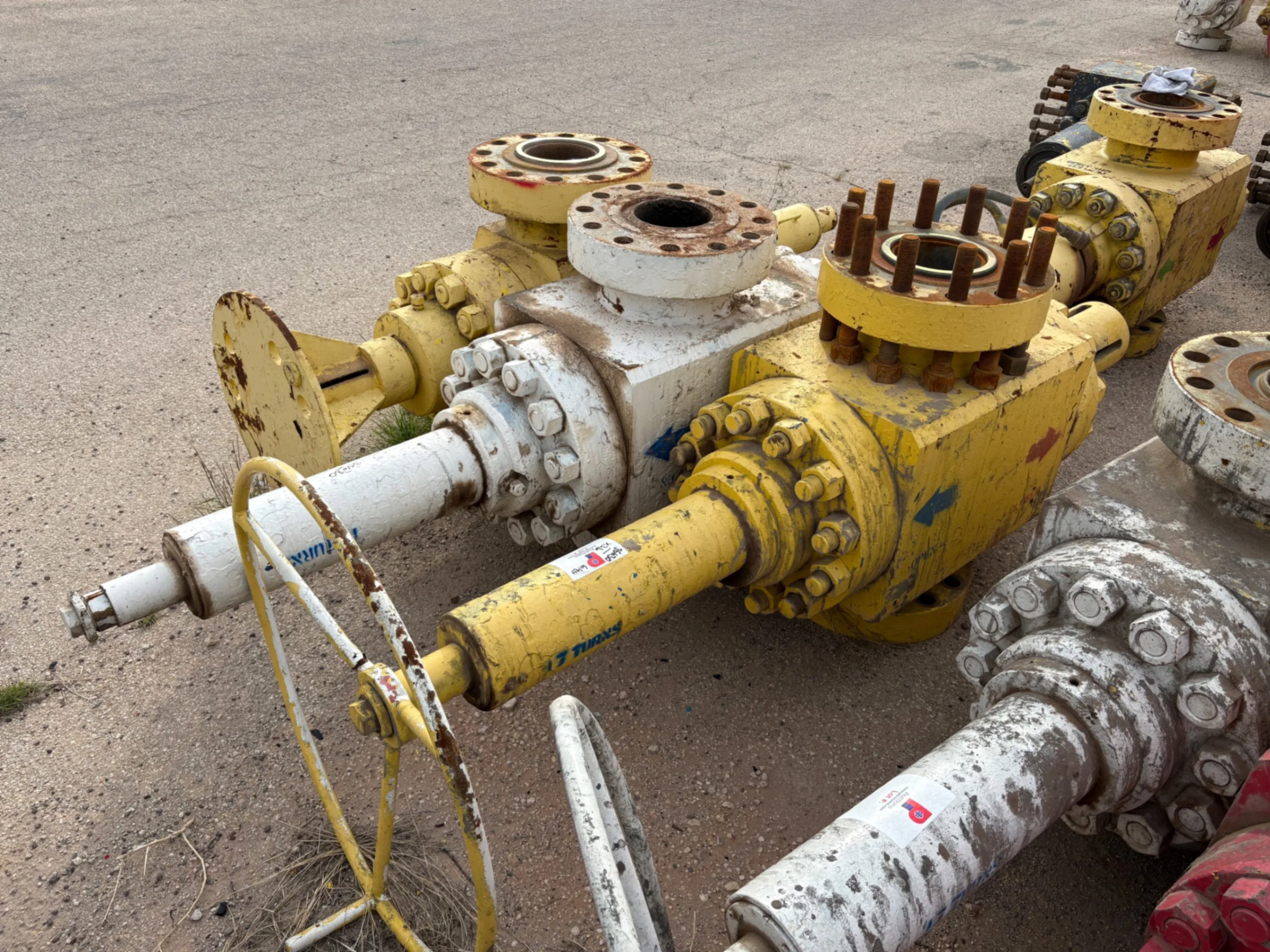 Used (3x$) (3) 7-1/16” 10K frac valves