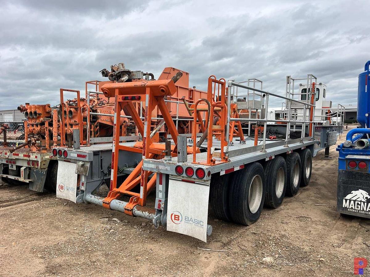 Used 2015 NOV HYDRA RIG 4 AXLE COIL TUBING REEL TRAILER