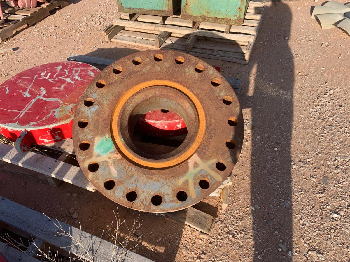 Used (2) Pallets of (4) 30” x 11” Spacer Flange