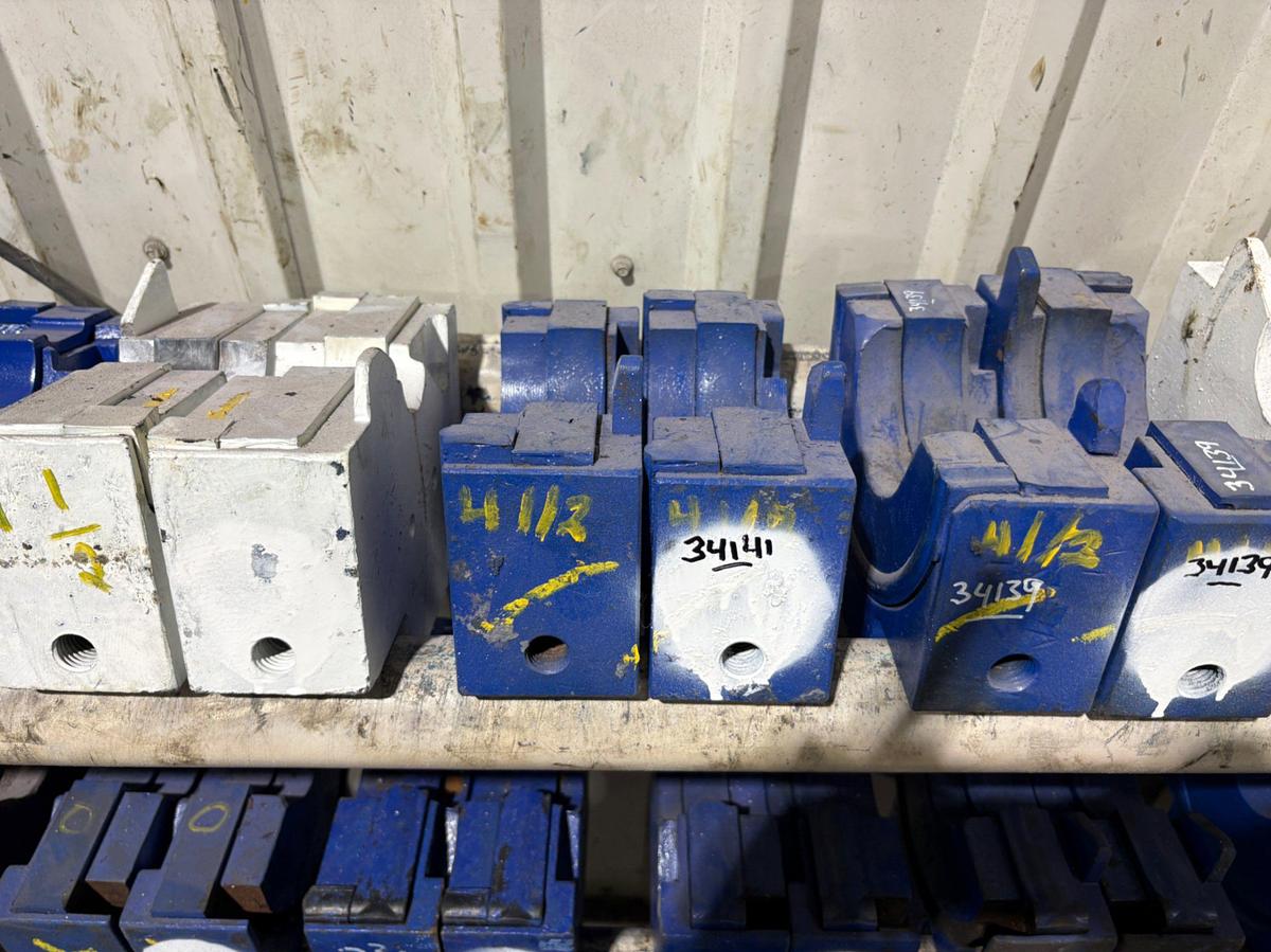 Used SET OF (2) 4-1/2” REEDY BOP PIPE RAMS