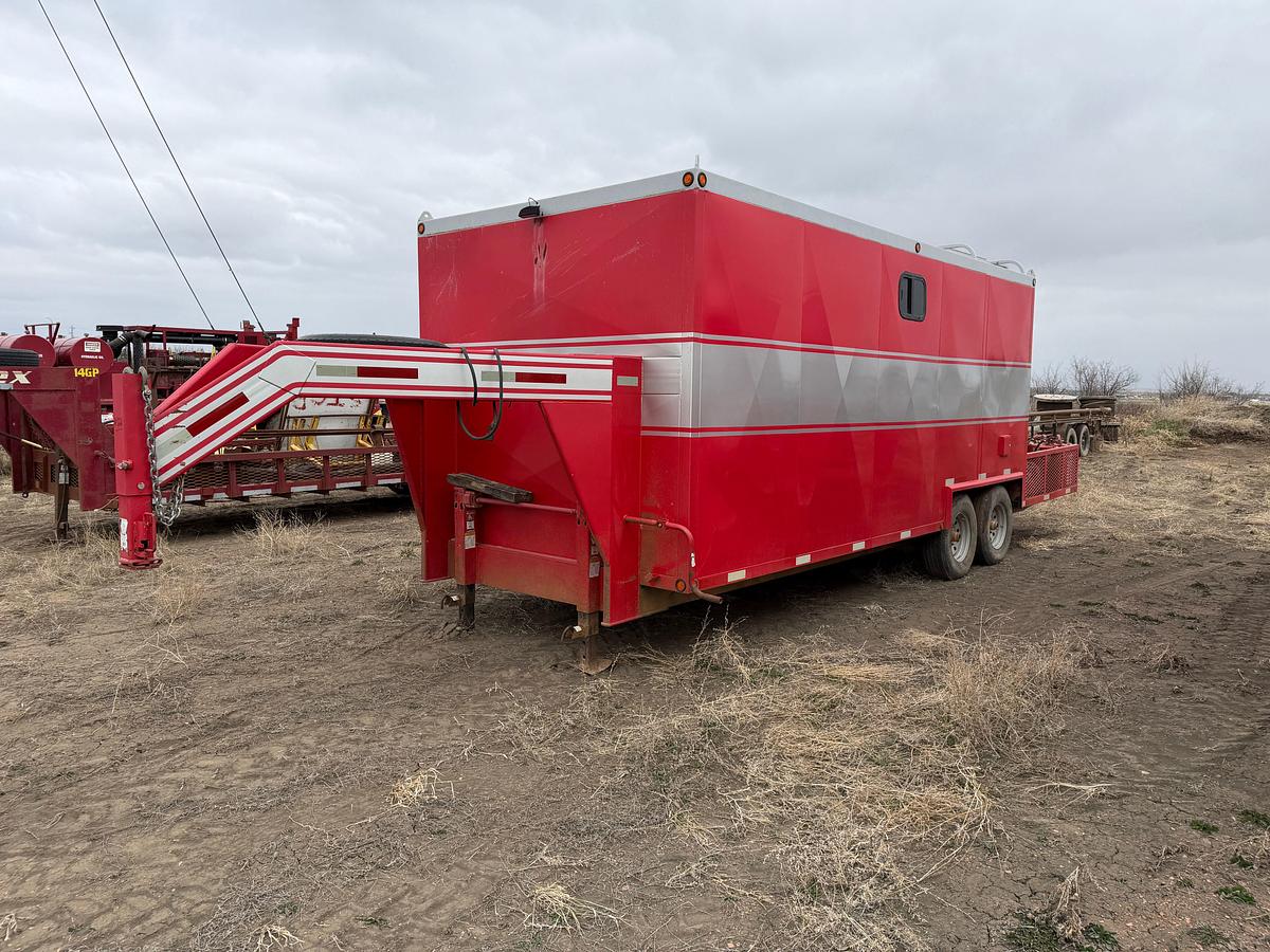 Used 2018 CHAOS METAL WORX 24' GN DOG HOUSE / TOOL TRAILER
