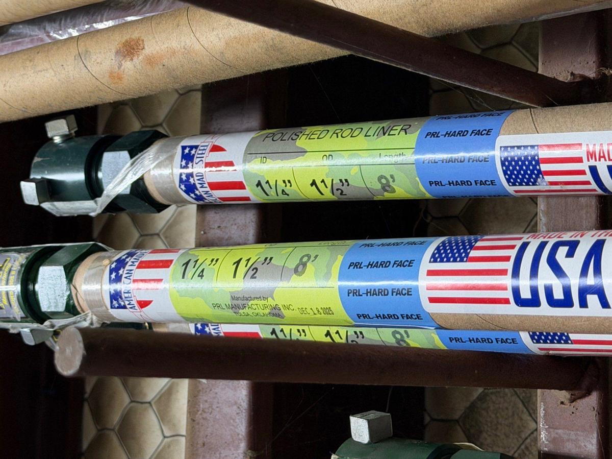 Used (3x$) 1-1/4 x 8’ Hard Face Polished Rod Liners