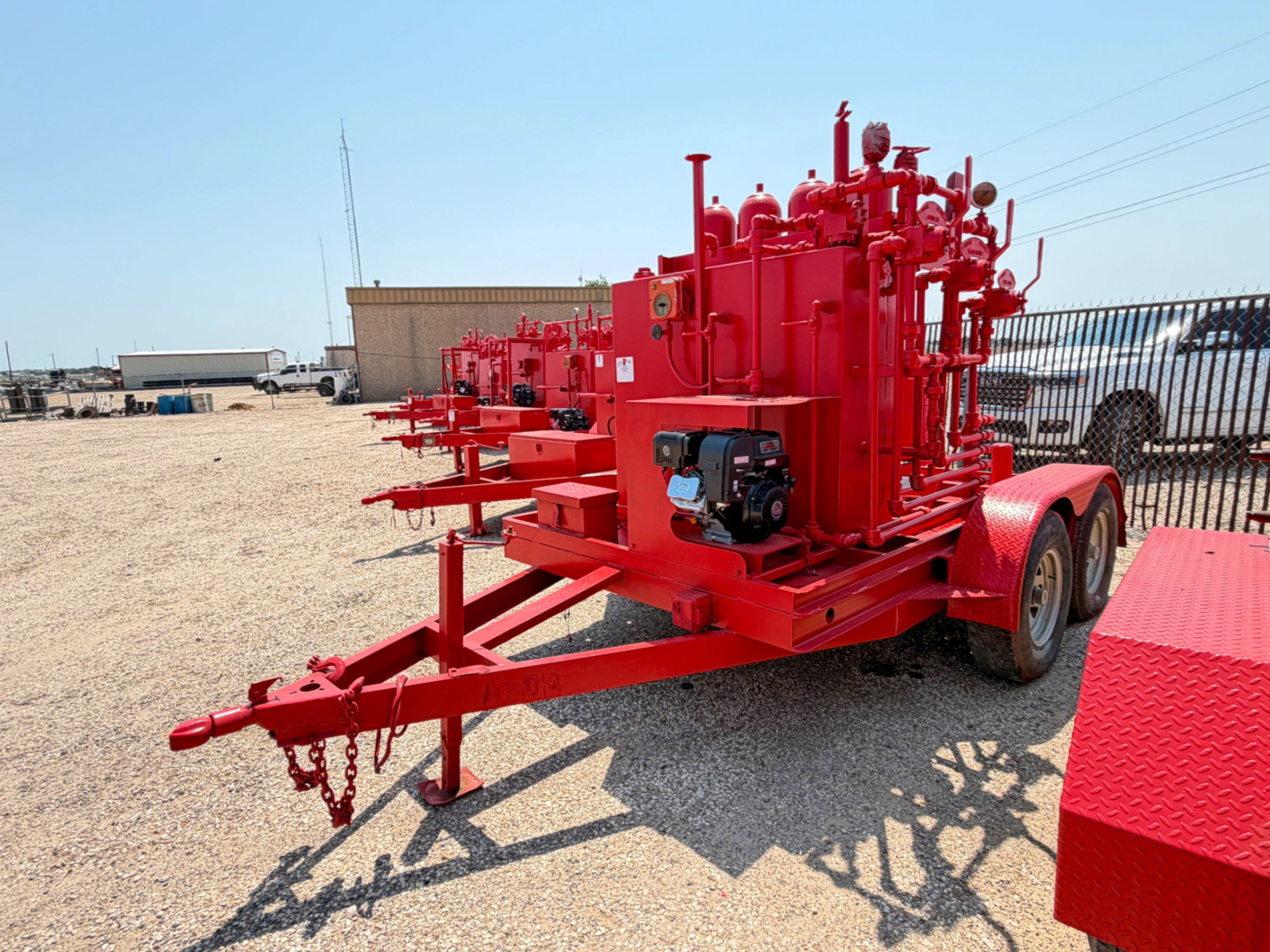 Used 3 Station 4 Bottle Closing Unit Trailer w/ Annular BOP