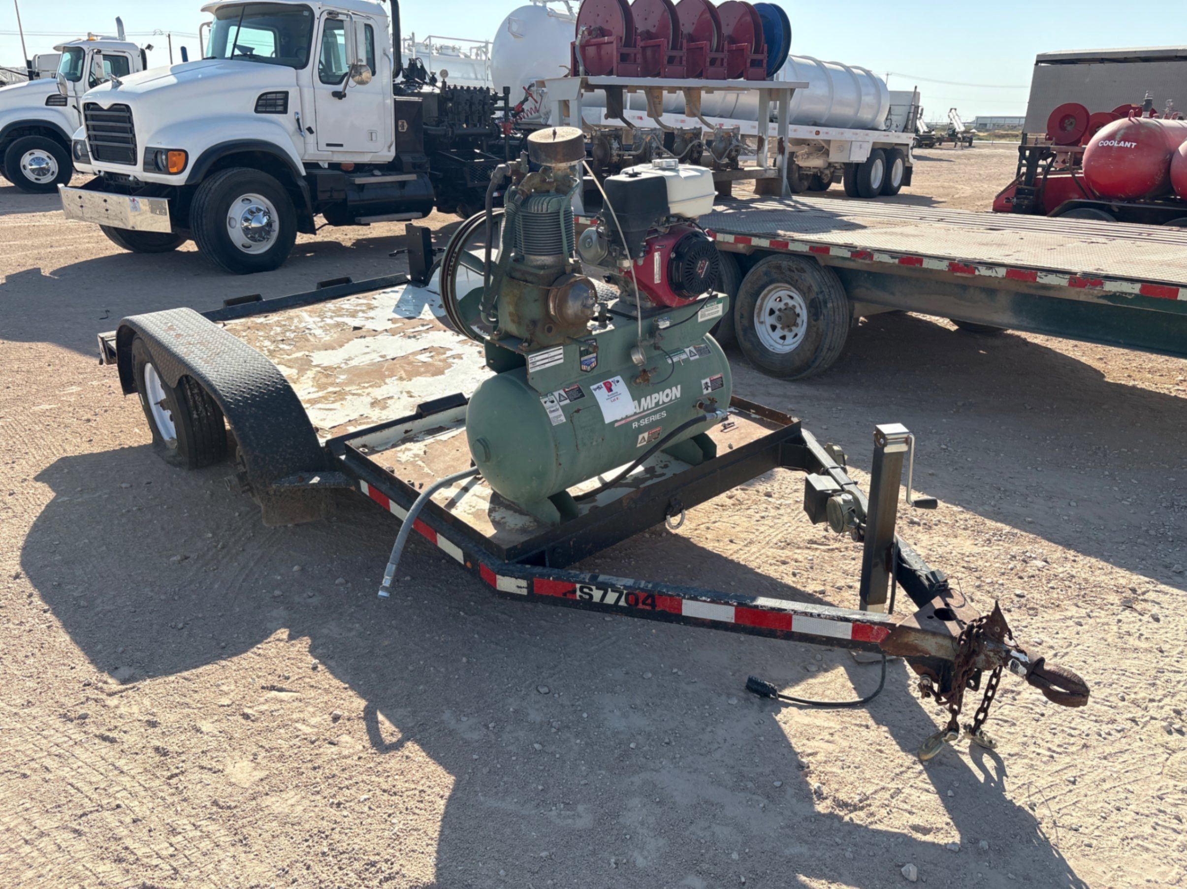 Used 2014 VALLEY INDUSTRIES 10.5’ X 57” T/A BUMPER PULL TRAILER
