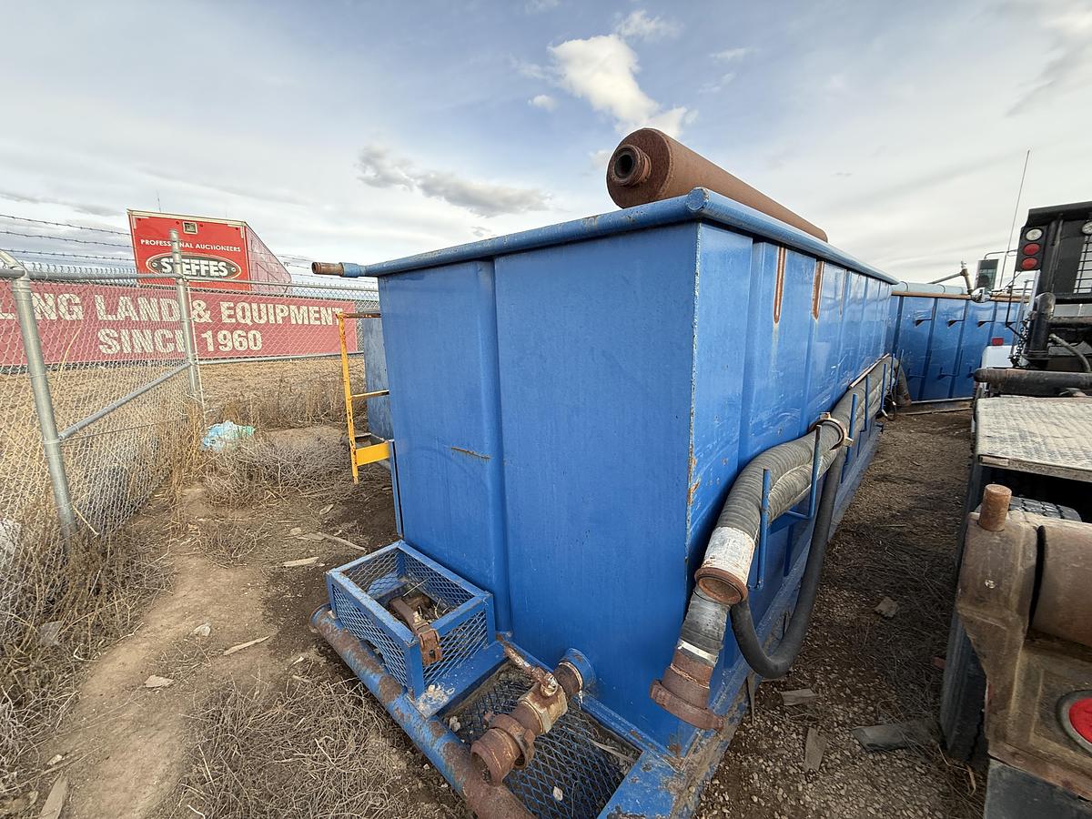 Used 18’L X 6’W X 6’H 2-COMP REVERSE PIT W/ CATWALK, GAS BUSTER, HOSE RACKS,