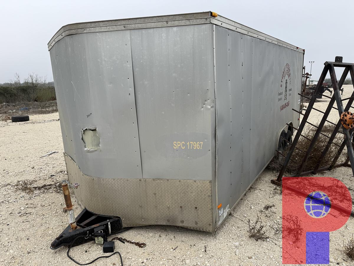 Used 2013 HAULMARK 20’ T/A BUMPER PULL CARGO TRAILER (INOPERABLE)