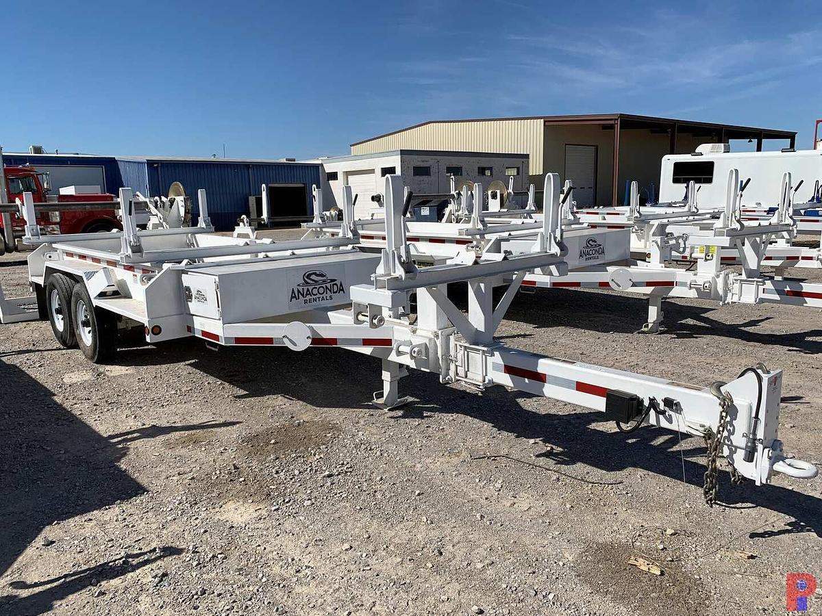 Used 2017 BROOKS BROTHERS TRAILERS  21’ T/A PINTLE HITCH POLE TRAILER