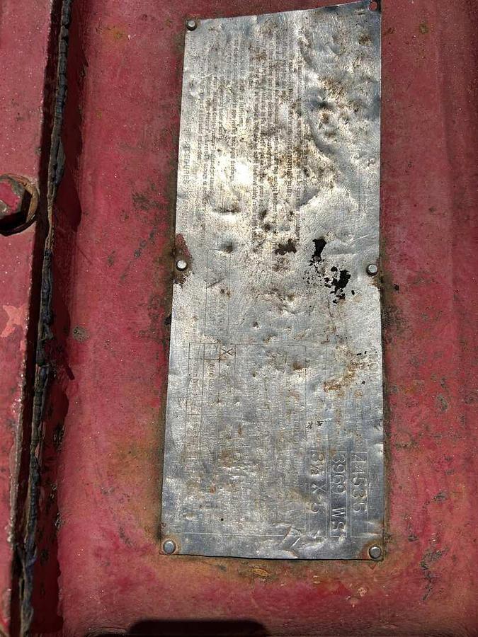 Used GASO 3969 WS 4" X 5 SKID MTD TRIPLEX WELL SERVICE PUMP