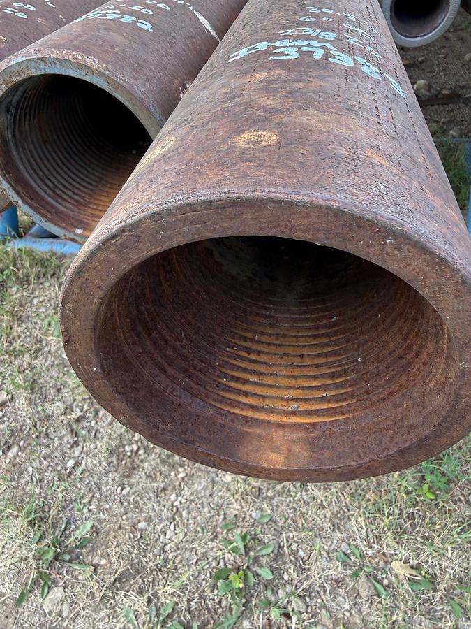 Used 6”OD x 2-3/8”ID x 30.5’L 4-1/2”XH SGL RECESSED SLICK DRILL COLLAR