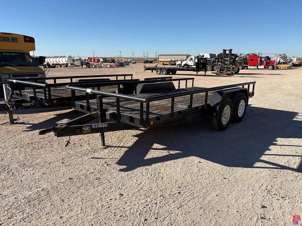Used 2006 PJ TRAILERS 16’ X 7’ T/A BUMPER PULL UTILITY TRAILER