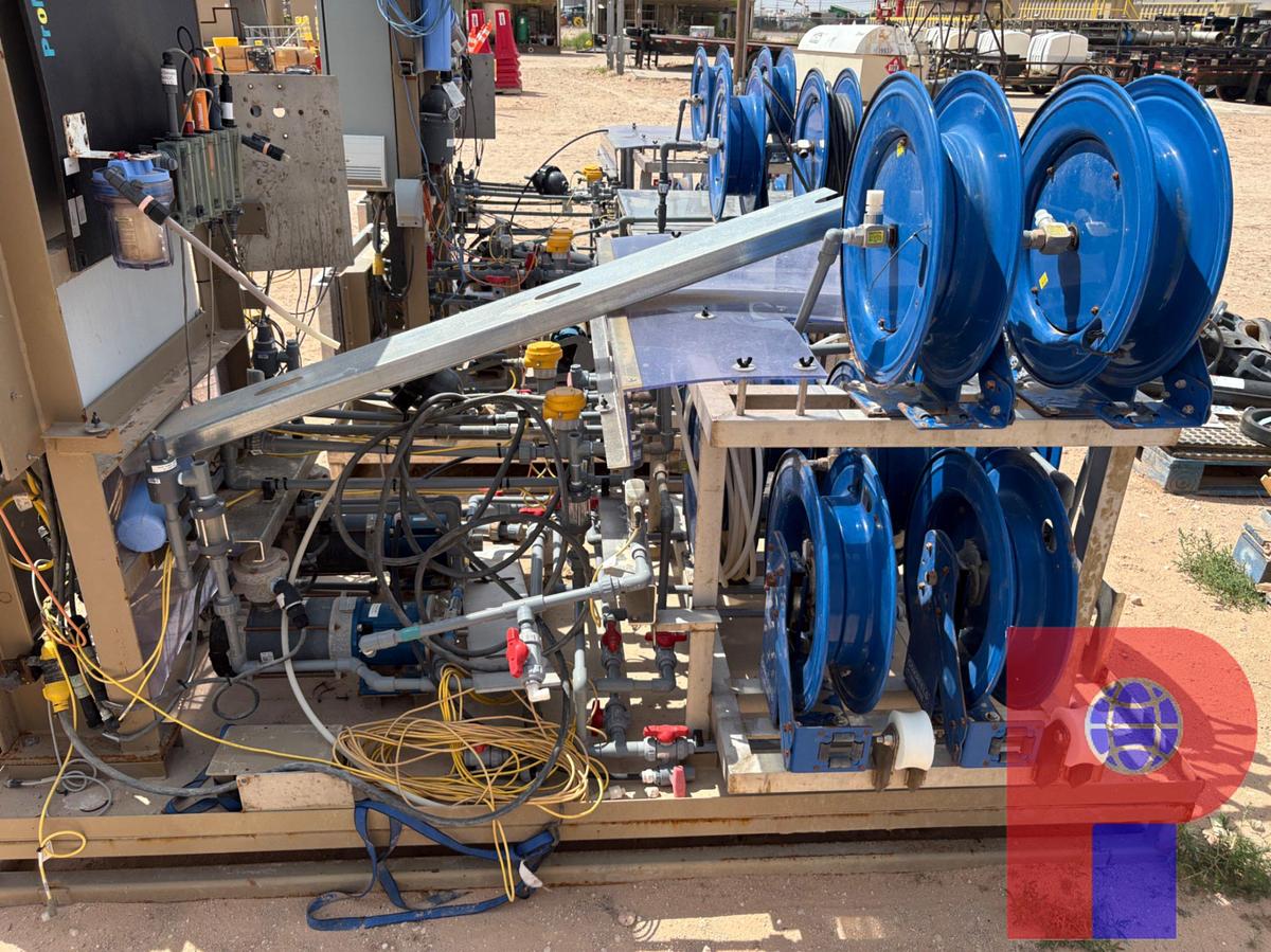 Used UNUSED 8’ X 4’ CHEMICAL PUMP SKID