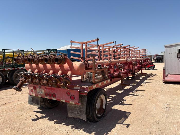 Used 2012 HP PIPING 45’ S/A 8-ARM FRAC MANIFOLD TRAILER