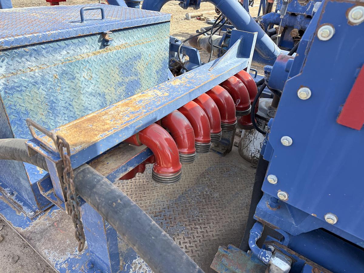 Used 2018 KERR T60 10K WP TRIPLEX WELL SERVICE PUMP P/B CATERPILLAR C18 630-HP, SKIDDED