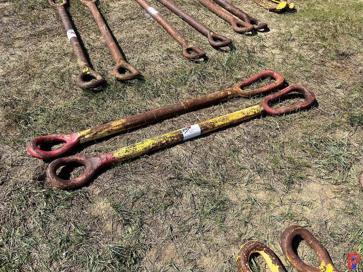 Used (2) 2” X 72” ELEVATOR LINKS