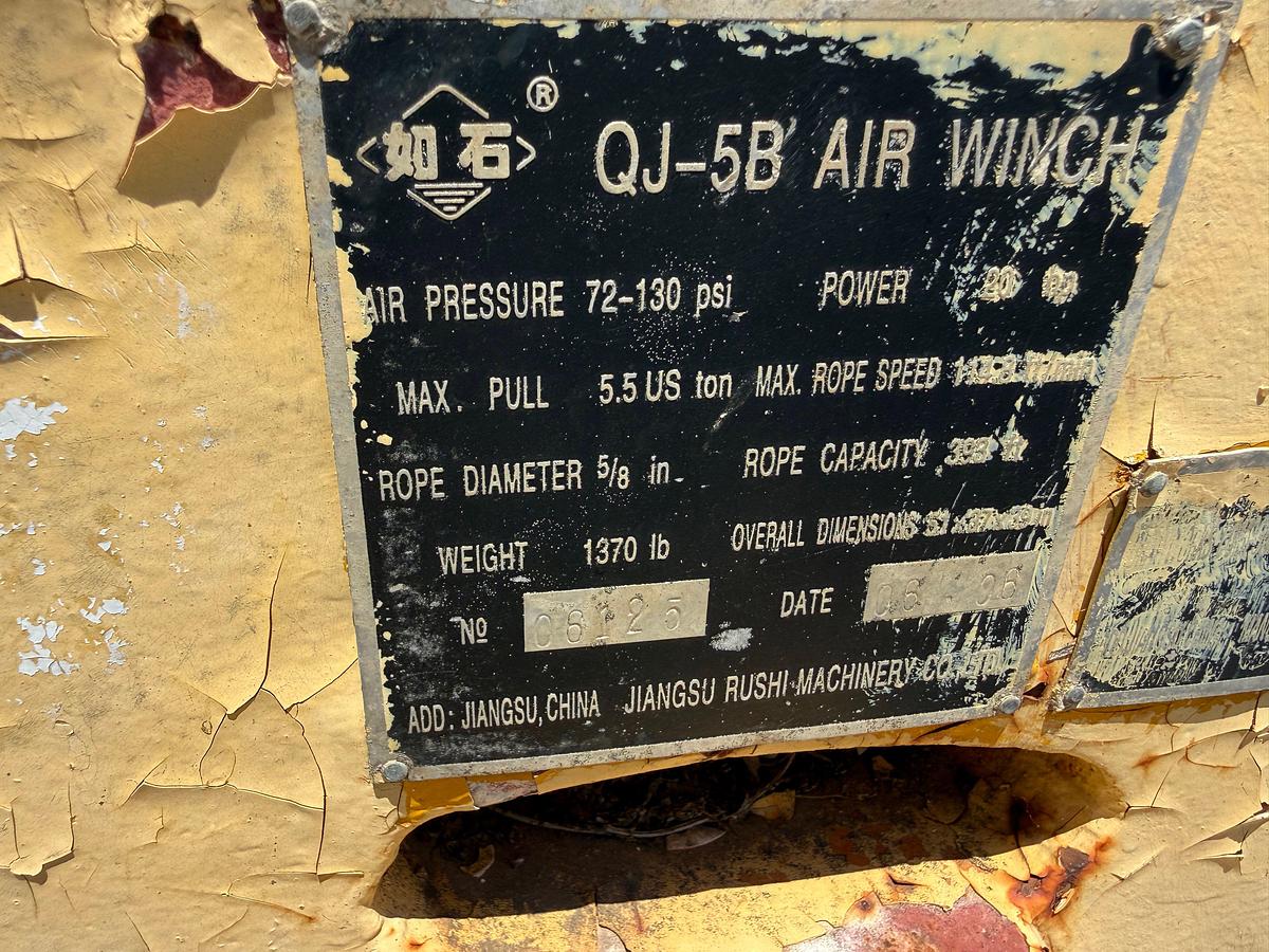 Used QJ-5B 5.5-TON AIR TUGGER WINCH