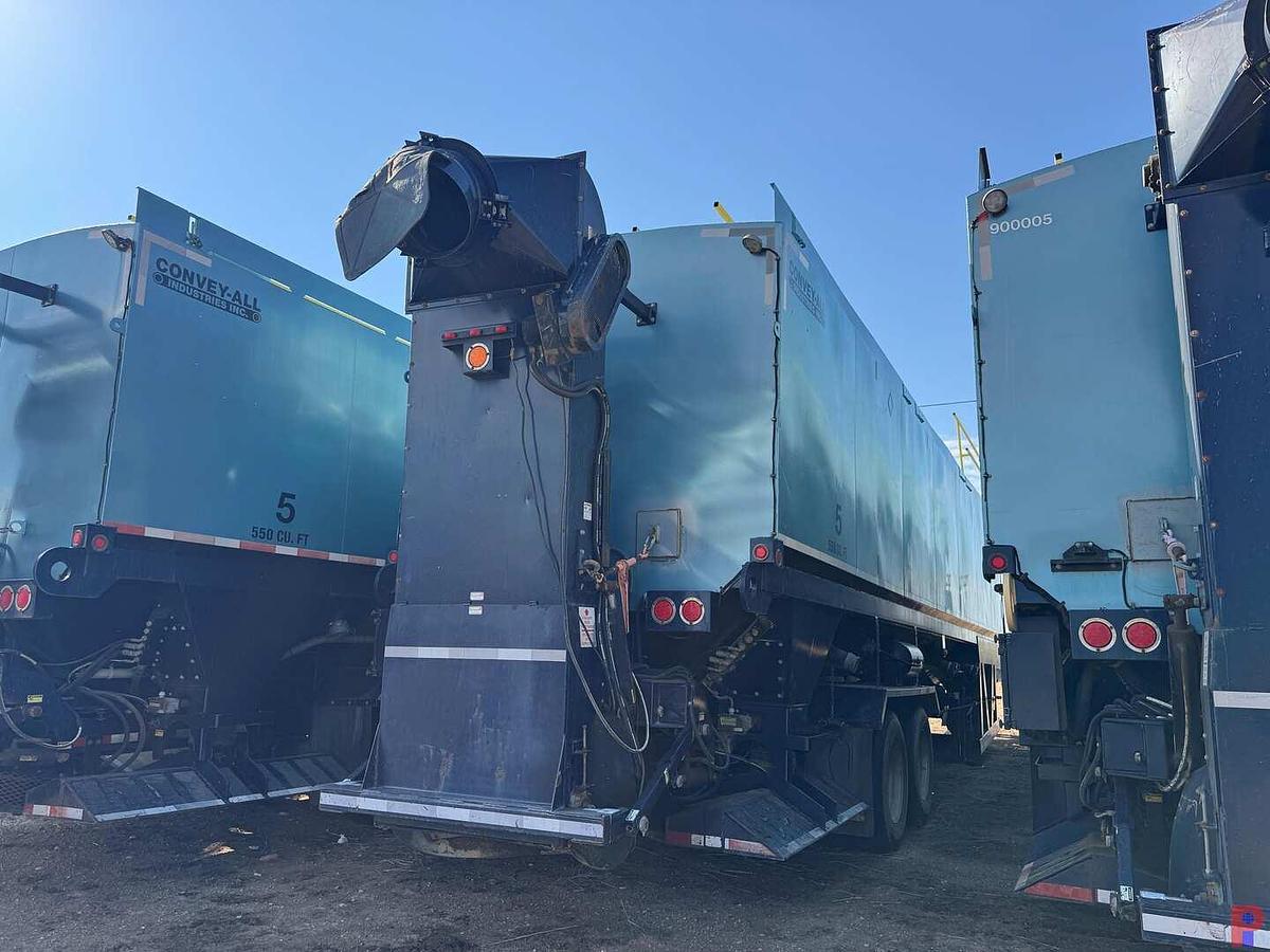 Used 2012 CONVEY ALL SK-3000-AC SAND KING BULK STORAGE TRAILER
