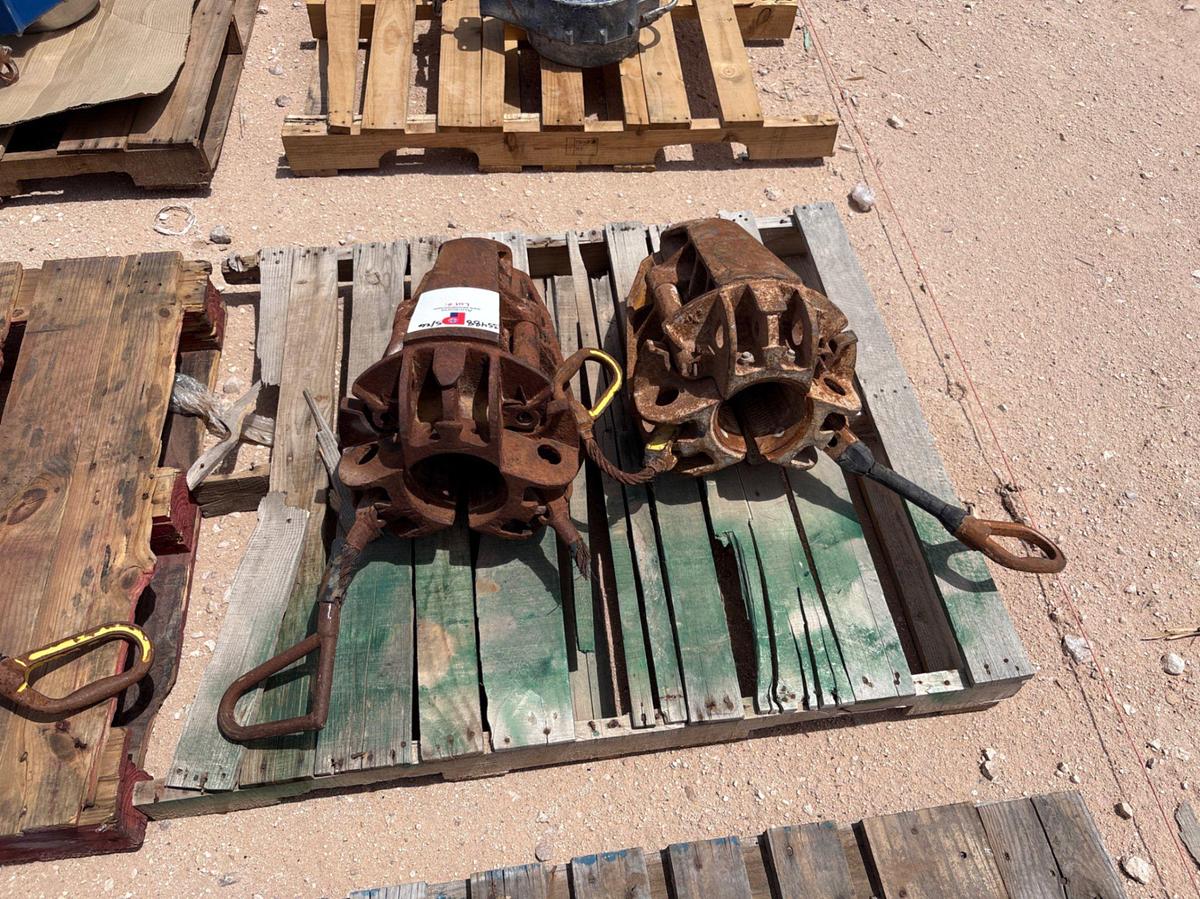 Used (2) 3-segment DP slips