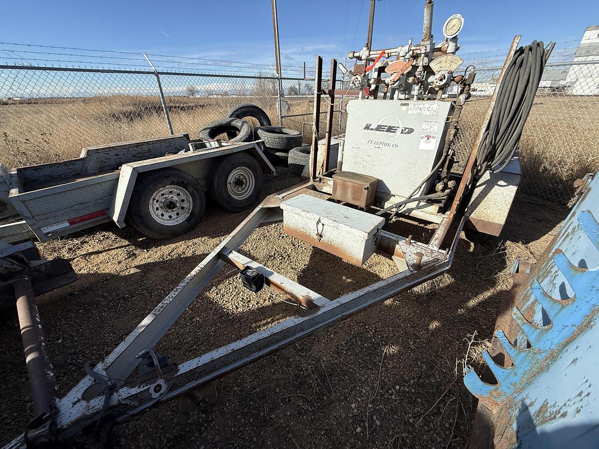 Used SHOP MADE 10’ T/A 3-STATION BUMPER PULL ACCUMULATOR TRAILER