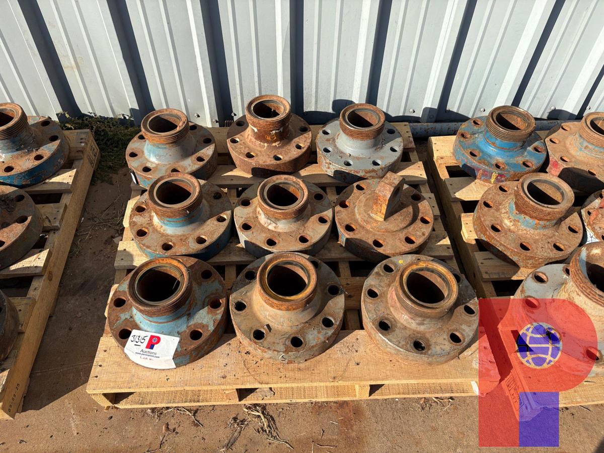 Used (9X$) (8) 4” WECO FLANGES (1) 4” LIFT FLANGE