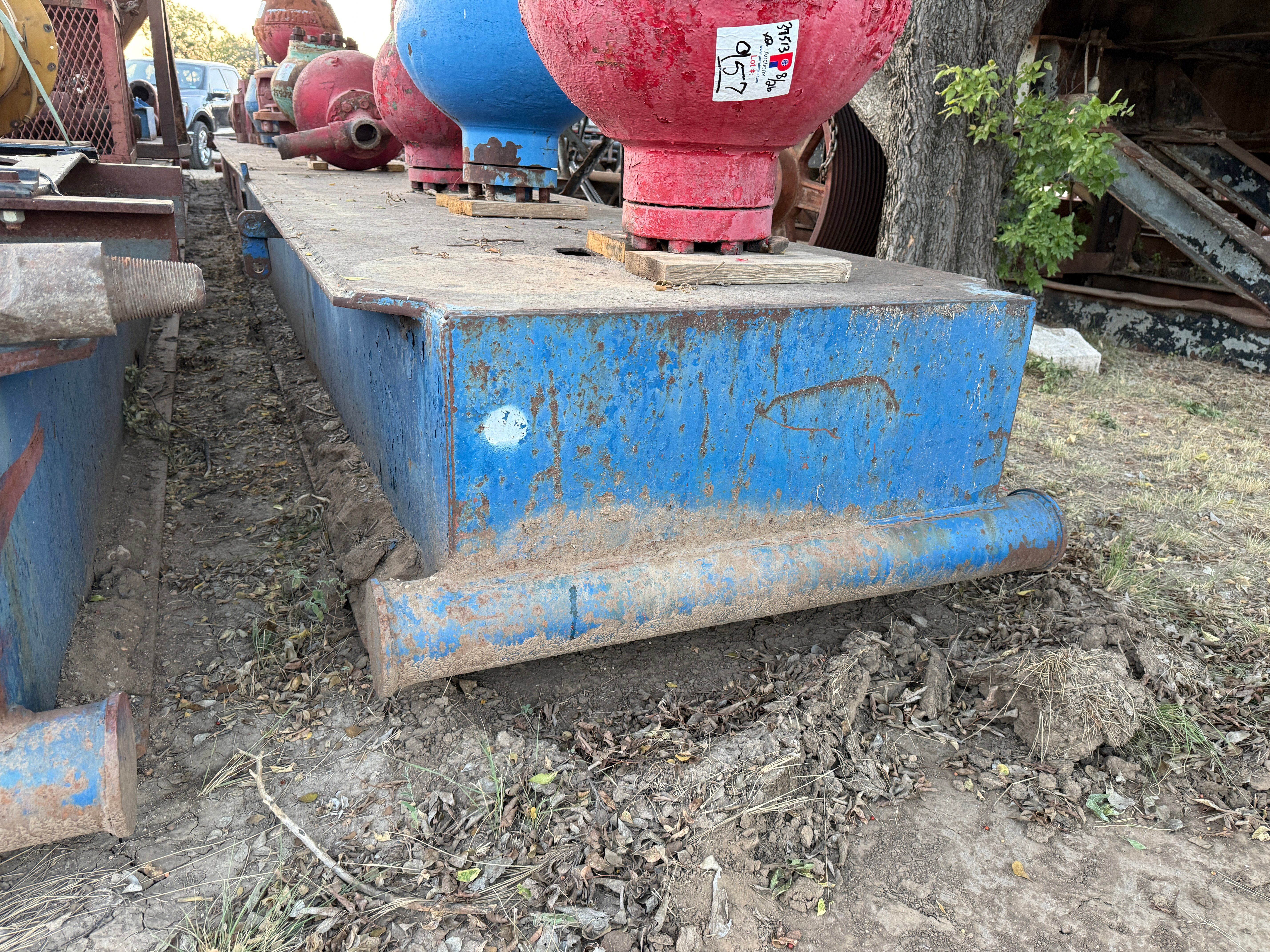 Used (2) 50’ x 4’ x 2’ PONY SUBSTRUCTURES W/ 19” UTILITY HOLE & FORK POCKETS, SKIDDED