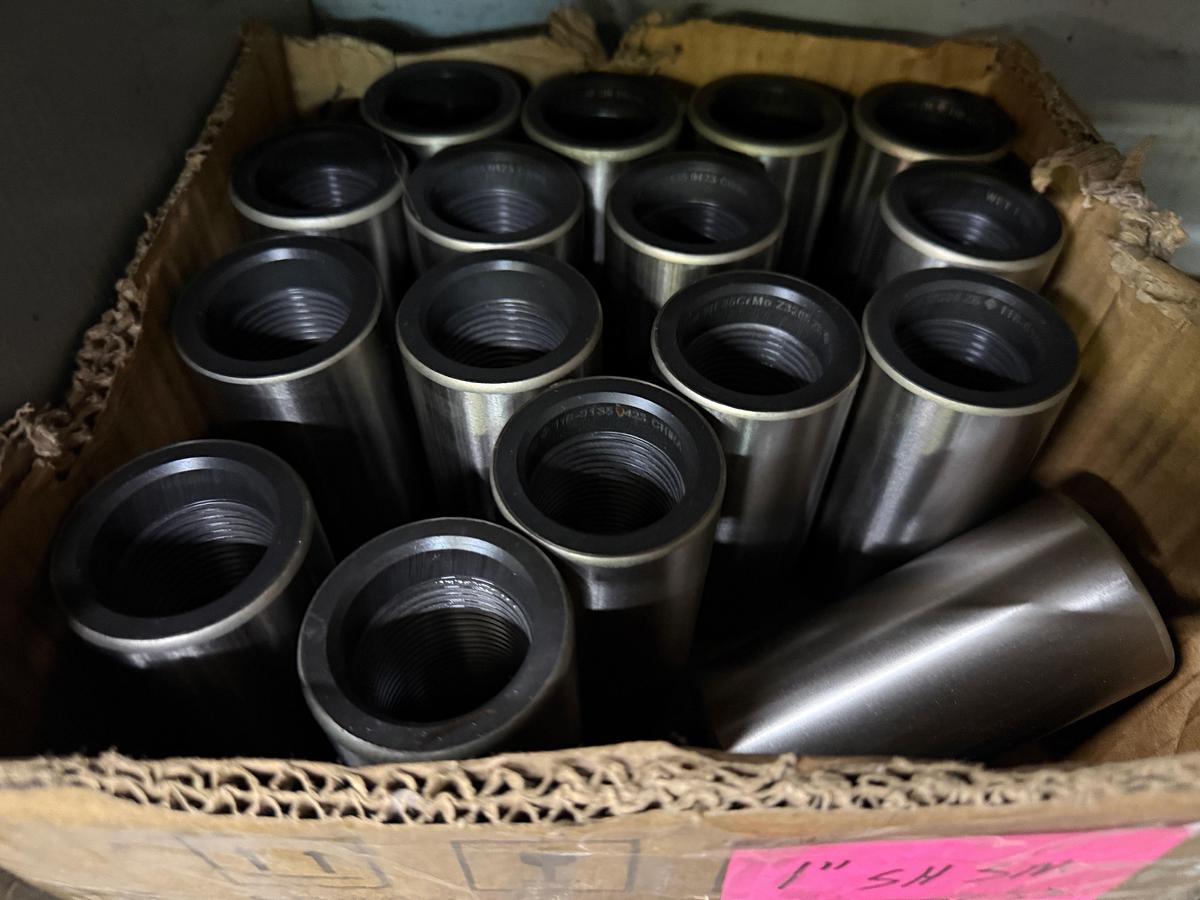 Used (15) 1” SHSM & (55) 5/8” FST SUCKER ROD COUPLINGS