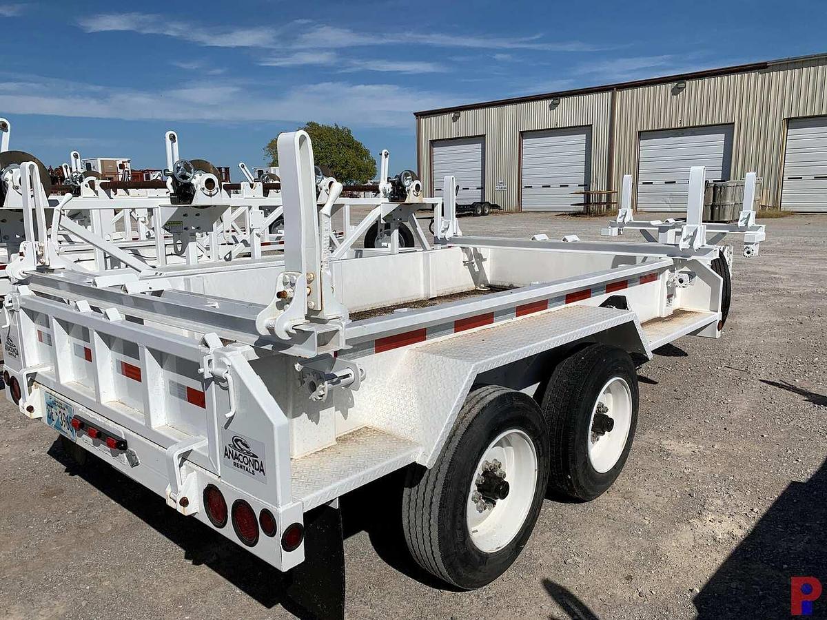 Used 2017 BROOKS BROTHERS TRAILERS 21’ T/A PINTLE HITCH POLE TRAILER