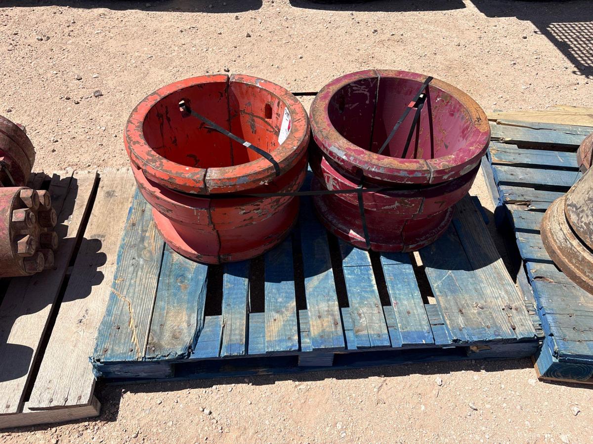 Used (2) sets of rotary table bushing inserts