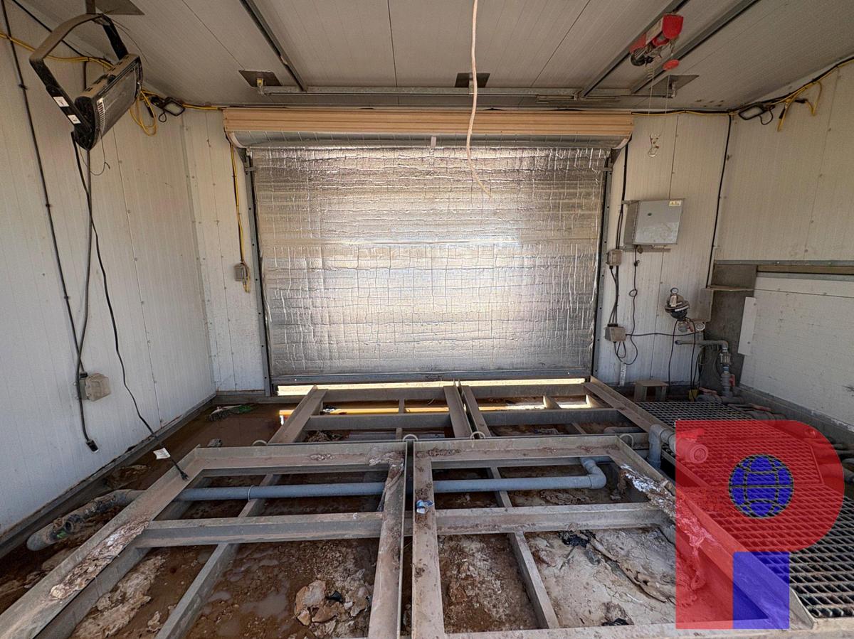Used 16’L X 8’4”W X 9’8”H 2-DOOR CHEM SHED