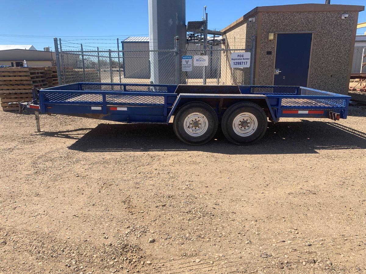 Used 18’ x 7’ Bumper Trailer 180” WB 7,000lbs axles
