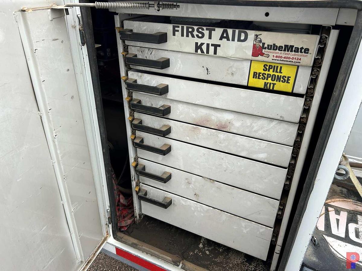 Used 2010 VALLEY ENGINEERING, INC. 12' T/A FUEL LUBE BUMPER PULL TRAILER