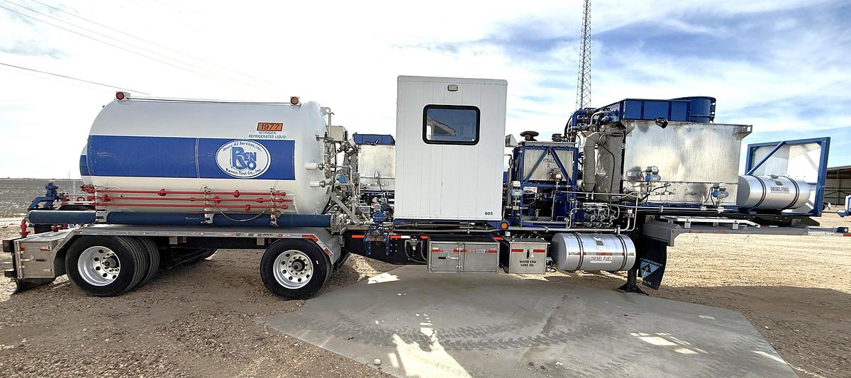 Used 2013 CS&P 180K SCFH 10K WP NITROGEN PUMPER MTD ON 2013 LOADCRAFT T/A TRAILER