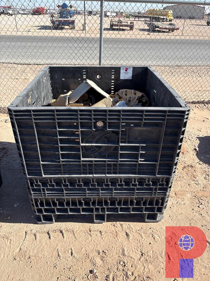 Used CRATE OF ASSORTED CAT ENGINE PARTS
