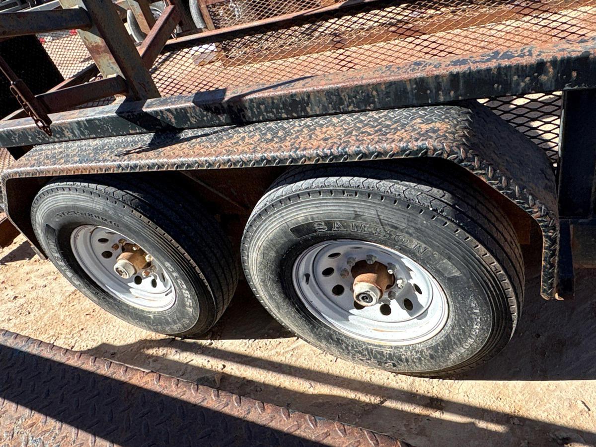 Used 2012 BIG TEX 18’ X 7’ T/A BUMPER PULL UTILITY TRAILER