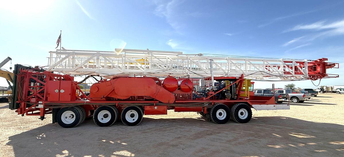 Used 2006 RIG WORK MUSTANG 550 DD 104’-275K 5-AXLE WELL SERVICE RIG