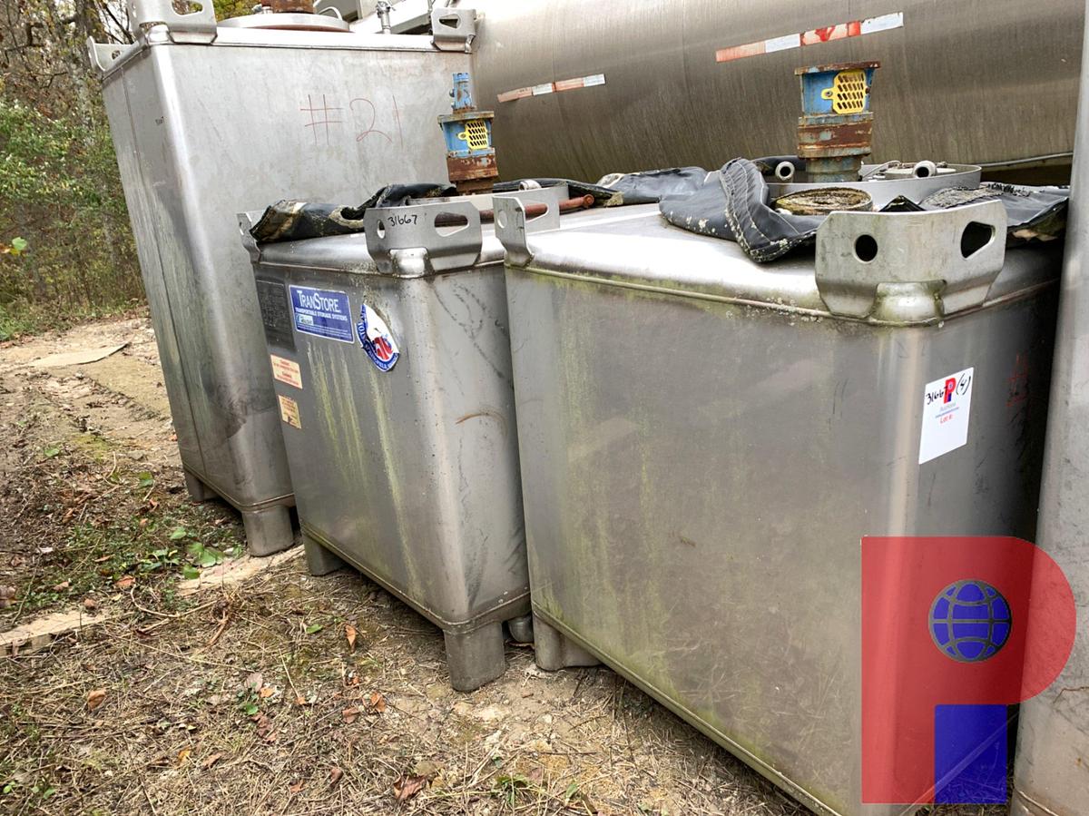 Used (4) METALCRAFT STAINLESS CONTAINERS