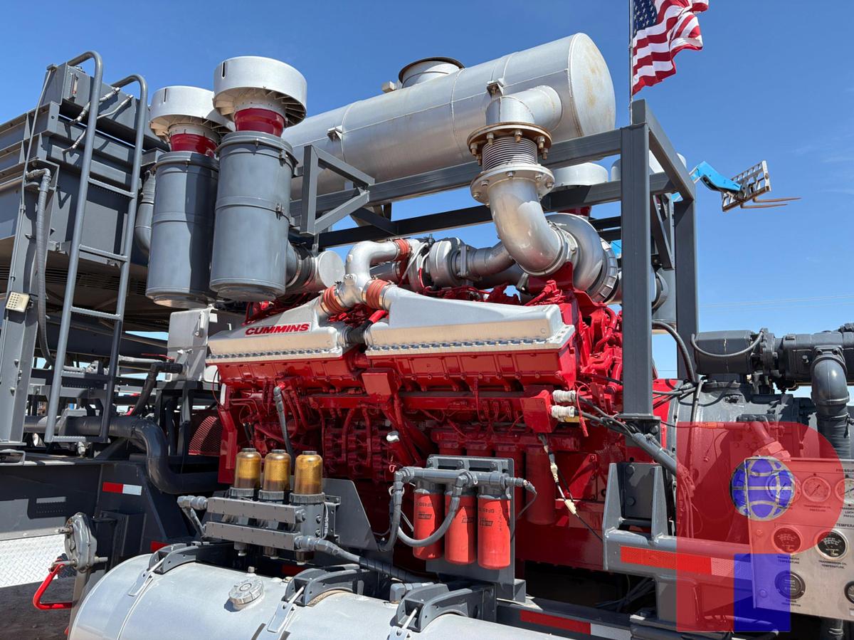 Used 2018 SPM 2500HP 15,000PSI T/A FRAC PUMP TRAILER