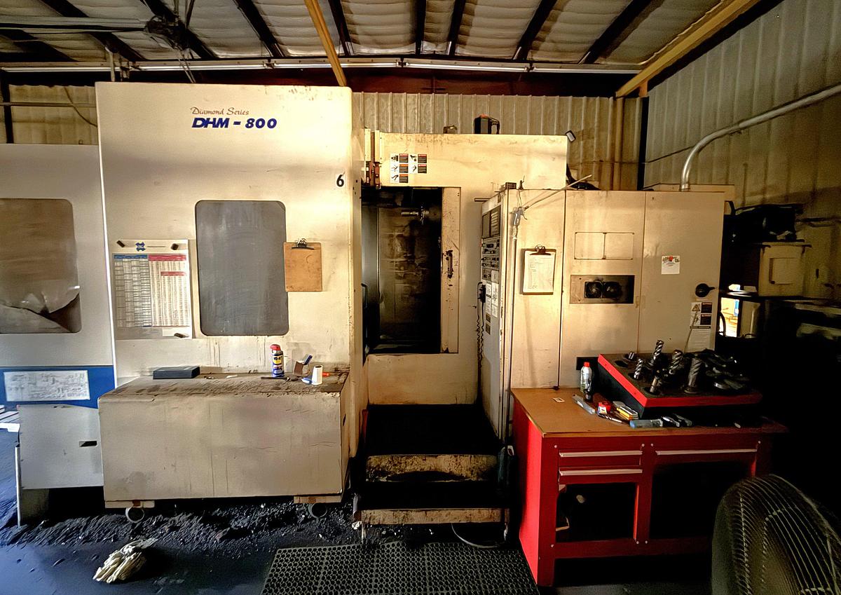 Used DIAMOND SERIES DHM-800 CNC MACHINING CENTER