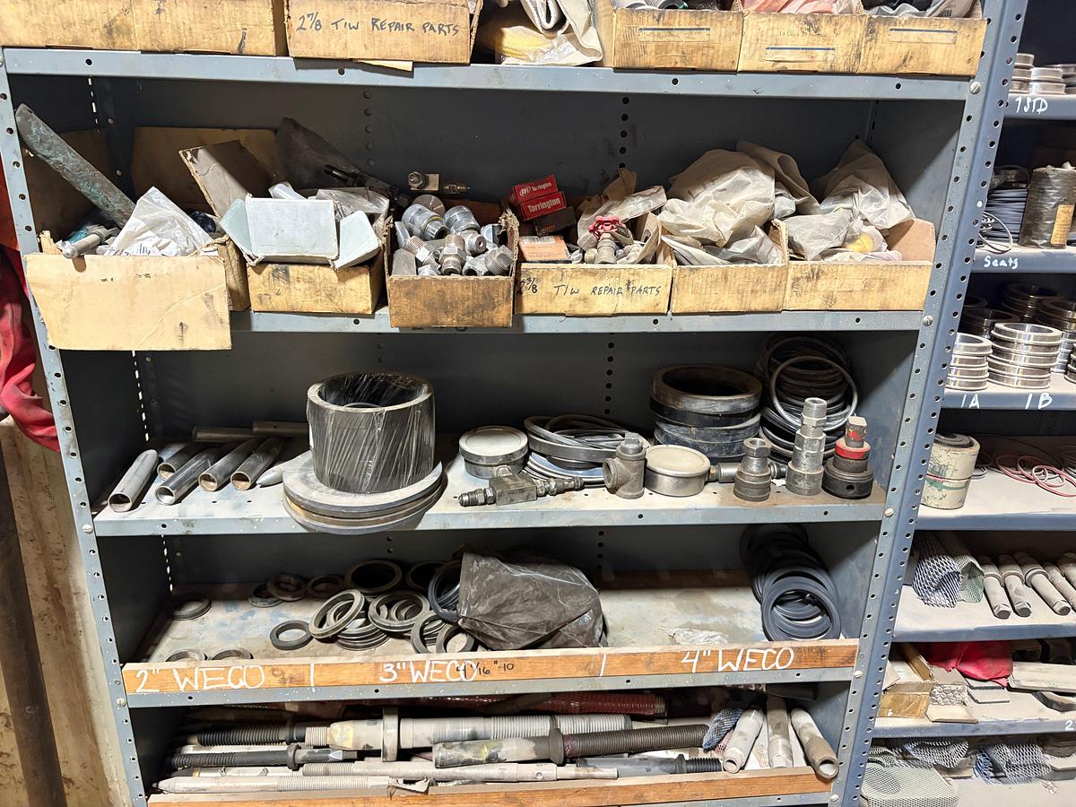 Used Lot of assorted frac valve parts