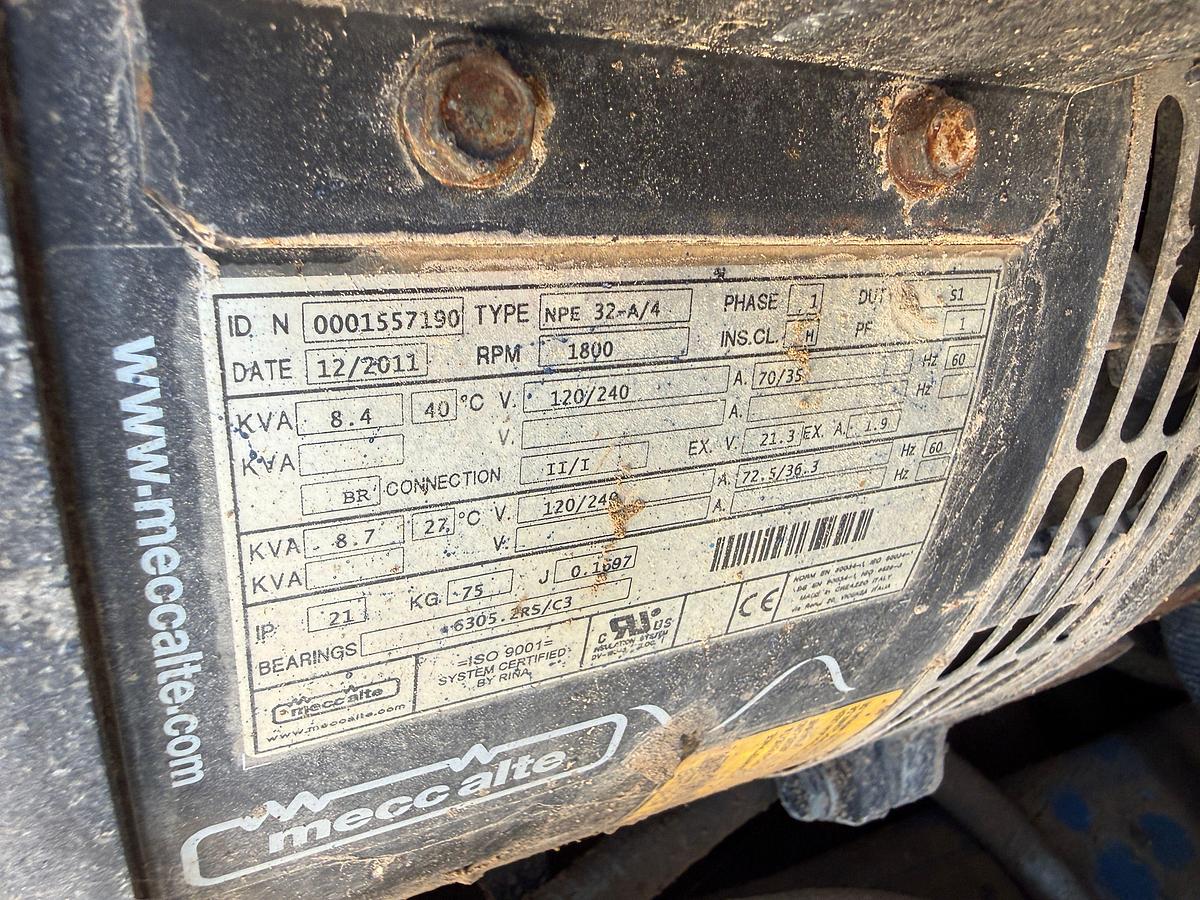 Used SELF CONTAINED 20K WP GREASE INJECTION UNIT COMBO P/B 8.4-KW ISUZU DIESEL GENERATOR