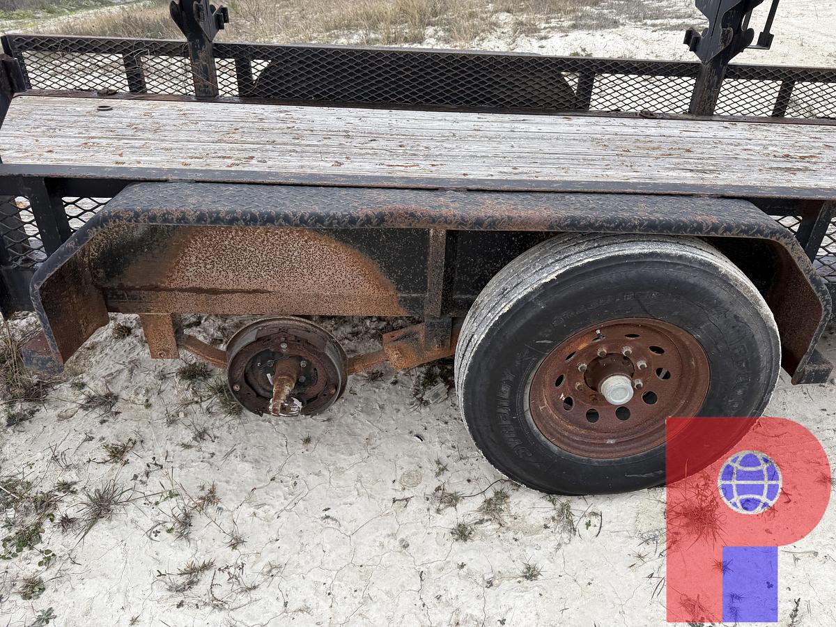 Used 2013 TRI-W 20’ T/A MONORAIL GOOSENECK TRAILER