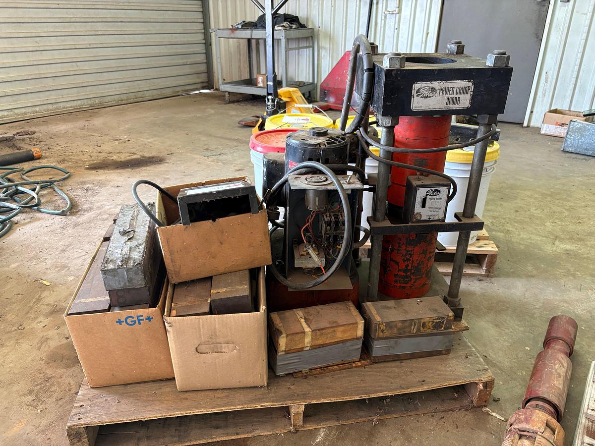 Used Gates power crimp 3000B hose crimping machine