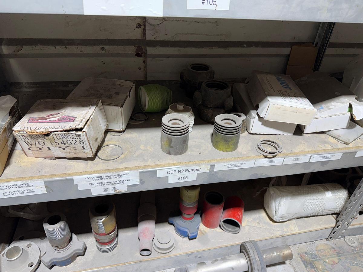 Used 3-SHELVE SECTION OF CS&P NITROGEN PUMPER PARTS