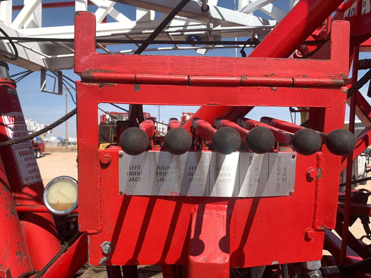 Used 2012 EAGLE 5-AXLE WELL SERVICE RIG 104'x300k MAST (2022 Cat IV, FULLY TOOLED WITH CERTIFICATION PAPERWORK, FEILD READY)