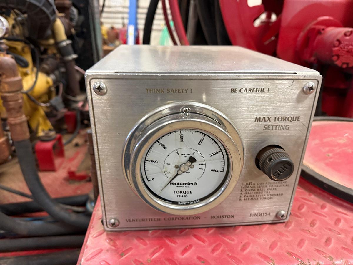 Used 2012 VENTURETECH XK-90 POWER SWIVEL MTD ON GOOSENECK T/A TRAILER