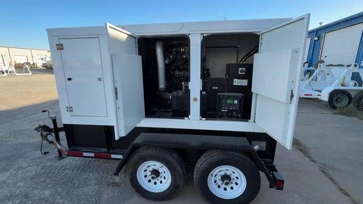Used 2023 ANACONDA MFG LLC MARATHON 75KW DIESEL GENERATOR, TOWABLE