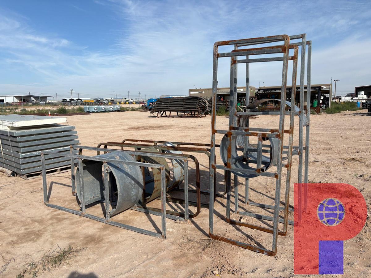 Used (5) LAYFLAT HOSE REELS