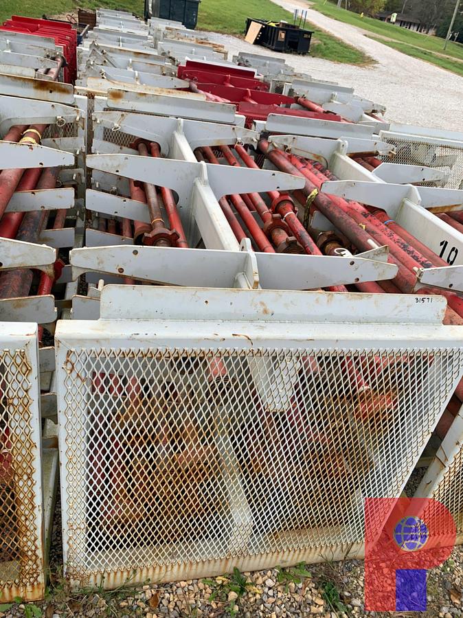 Used (23) JTS. OF 2”-3” FIG 1502 15K WP FLOW IRON ON TRANSPORT RACK